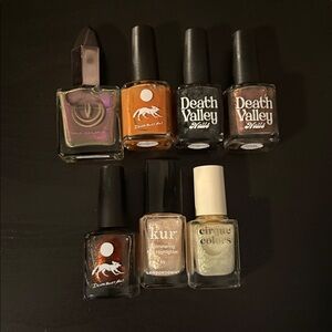 Nail Polish Bundle Mooncat, Death Valley, Lakur, Cirque Colors